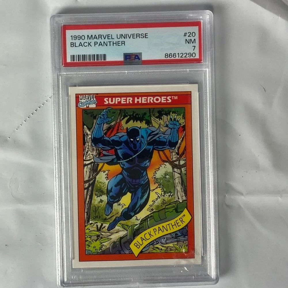 1991 Fleer Black Panther Trading‎ Card PSA Graded 20